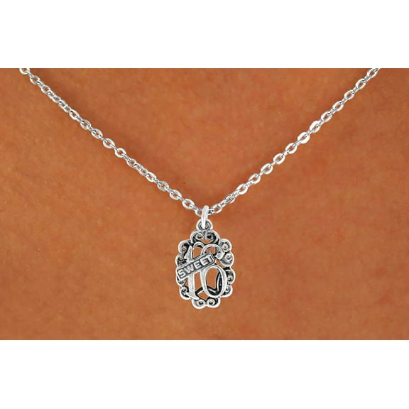 Precious, Sweet Sixteen Adjustable Cable Chain Necklace, No Lead, Nickel, Or Cadmium In The Metal, Hypoallergenic-Safe, WILL NOT IRRITATE ANYONE WITH SENSITIVE SKIN