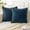 Blue, variant on Pack of 2 Chenille Throw Pillow Covers for Couch Sofa Bed Boho Home Decor, 18x18 inch, Smoke Blue