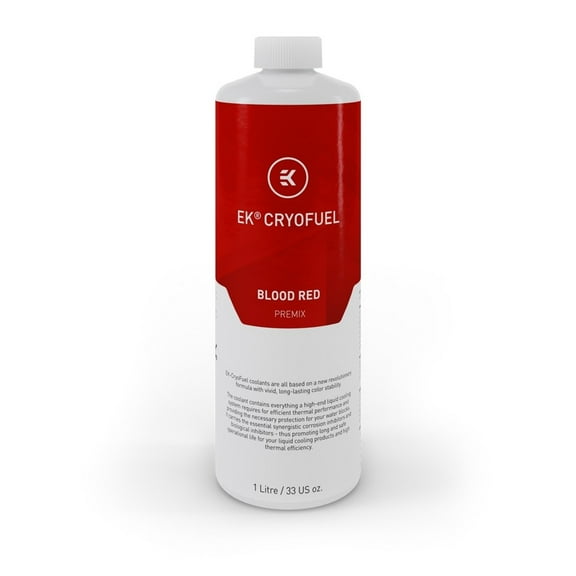 EKWB EK-CryoFuel Premix PC Coolant, 1000mL, Blood Red