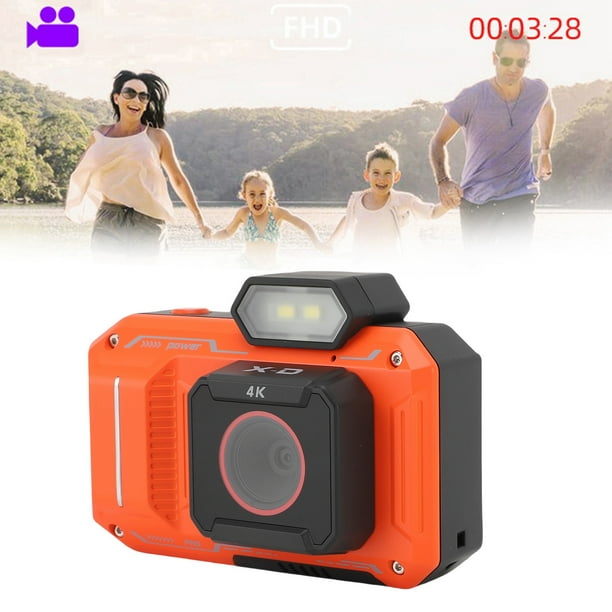 Cámara Digital 4K 48MP Para Fotografia, CMOS sensores, Modo de Ráfaga de Doble Cámaras, LED Flash, Zoom Digital 18x, Pantalla HD de 2.88 Pulgadas, Grabar Momosos Informadores,
