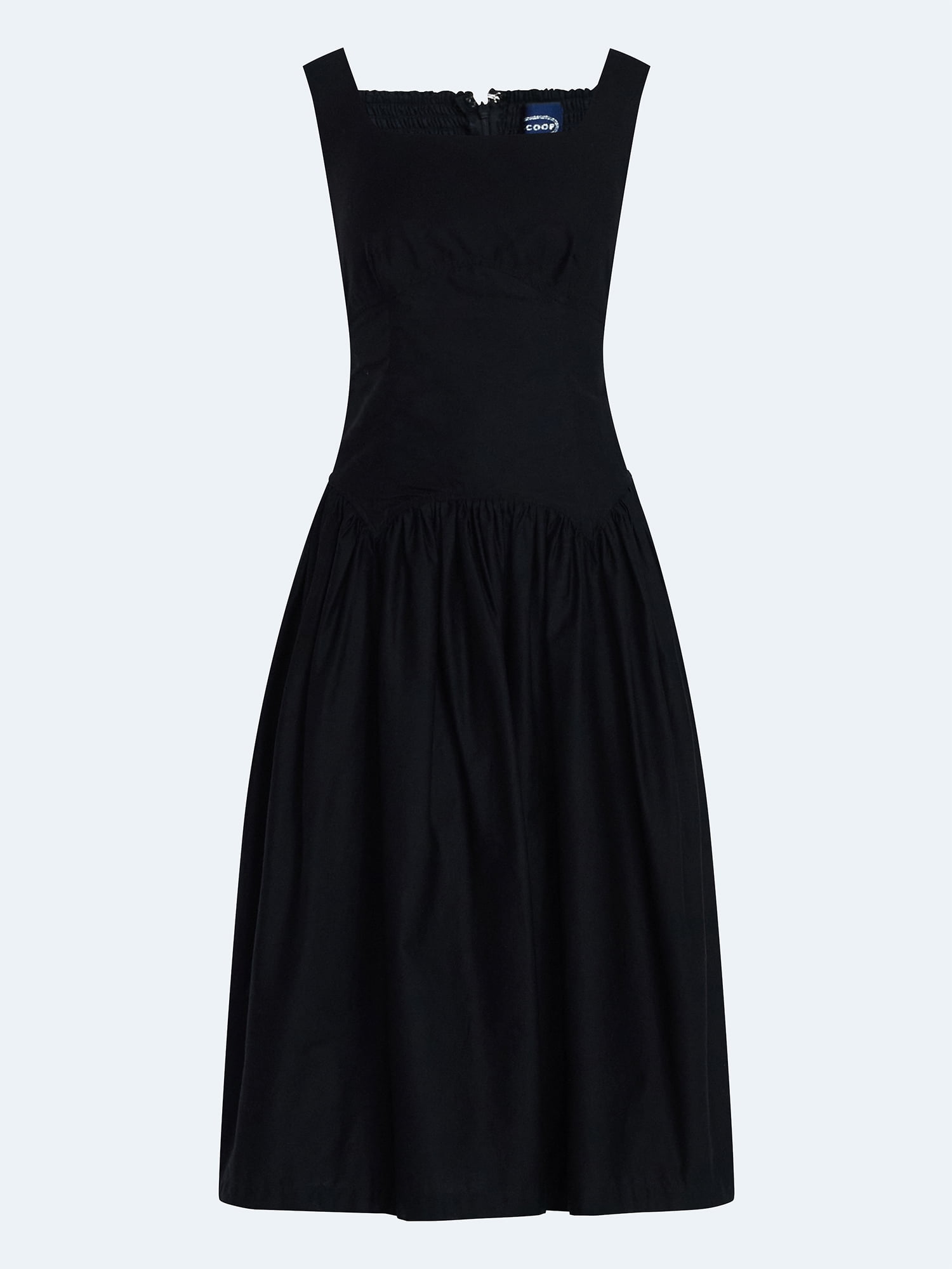 Scoop Women’s Cotton Maxi Dress with Bow Back, Sizes XS-4X