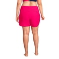 thumbnail image 2 of Lands' End Women's Plus Size 5" Quick Dry Elastic Waist Board Shorts Swim Cover-up Shorts with Panty, 2 of 3