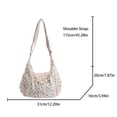 thumbnail image 2 of gcong Elegant Crinkle Shoulder Bag Large Capacity Crossbody Purse Tote for Women, 2 of 4
