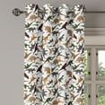 thumbnail image 2 of Ambesonne Jurassic Grommet Curtain, Wild Enormous Museum, 50" x 96", Dark Orange Burgundy, 2 of 6