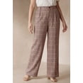 thumbnail image 3 of Jessica London Women's Plus Size Bi-Stretch Wide Leg Pant, 3 of 4