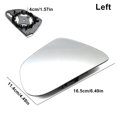 thumbnail image 4 of Accesorios para espejo retrovisor de coche, lente de puerta, espejo retrovisor de plástico, antivaho, HD, espejo retrovisor, reemplazo de vidrio Exterior, modelo 3 2017-2021 Yuarrent VI001674-00B, 4 of 6