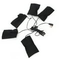 thumbnail image 1 of Clothing Electric Heating Pads, Washable  High Thermal Efficiency 5 In 1 Fiber Heated Sheet Piece  For Heating Clothes, 1 of 8