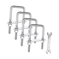 thumbnail image 4 of HILABEE 4Pcs M8 Square U Bolts Versatile U Bolt Kit for Industrial Industry Ski Boat, 4 of 9