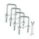 thumbnail image 4 of 4 piezas M8 pernos en U cuadrados, abrazadera de perno en U con tuercas y placas para uso industrial, 4 of 9