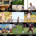 thumbnail image 5 of 2 Pairs Unisex Soccer Socks, Knee High Solid Baseball Football Sports Team Socks, 5 of 5