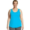 thumbnail image 2 of Just My Size Cotton Jersey Shirttail Women's Tank Top - OJ207, 2 of 2
