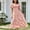Pink, variant on EGNMCR Holiday Dresses for Women Women's Summer Casual Neck Pleated Short Sleeve Solid Color Dress