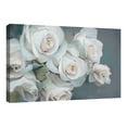 thumbnail image 4 of Masterpiece Art Gallery Delicate Balance White Roses by Studio Arts Canvas Art Print, 4 of 4