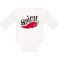 thumbnail image 3 of Inktastic Spicy Hot Chili Pepper Boys or Girls Long Sleeve Baby Bodysuit, 3 of 5