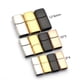 thumbnail image 3 of 5 uds de material acero inoxidable perfecl Broche para hacer joyas conector hebilla cordón de material cuero plano, 3 of 7