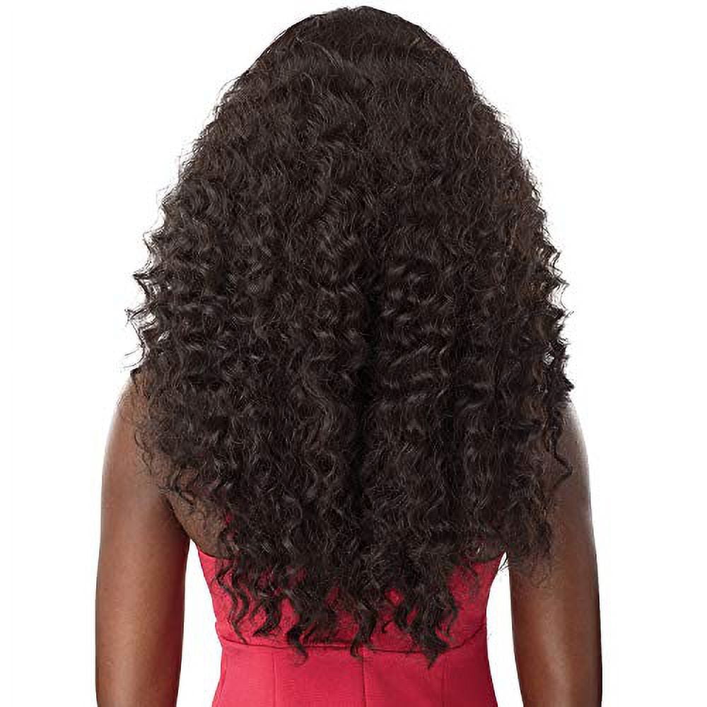 Sensationnel Synthetic Lace Front Wig Empress Edge Natural Center Part Amani (1B)