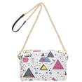 thumbnail image 2 of FORMRS Women Crossbody Purse with Chain Strap Vegan Leather Shoulder Handbag, Pink Simple Shapes, 2 of 7
