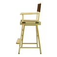 thumbnail image 3 of Casual Home 220-00/021-45 Director Chair 24"" - Counter Height Natural Frame/Brown Canvas, 3 of 5