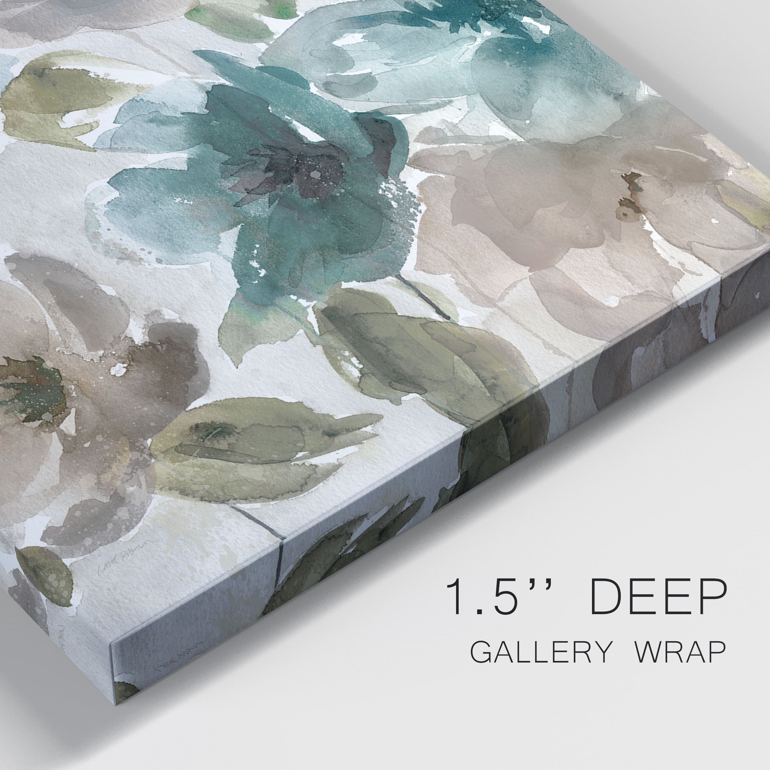 Topaz Garden I Premium Gallery Wrapped Canvas - Ready to Hang - Set of 2 - 40 x 60 Each