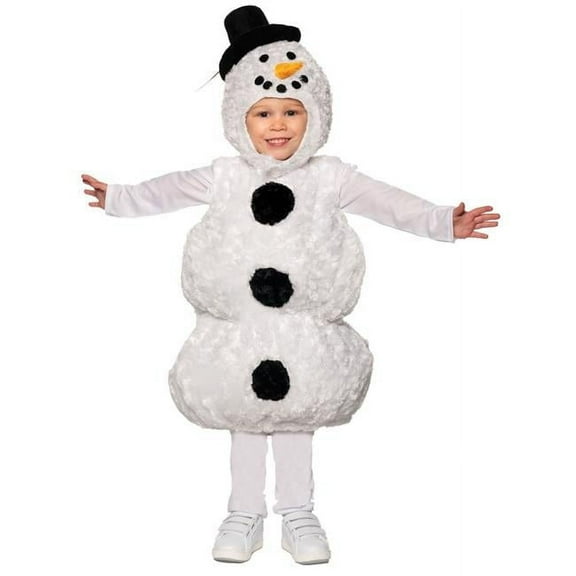 Snowman Belly Baby Toddler Costume, Medium