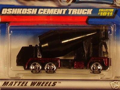 hot wheels cement truck
