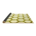 thumbnail image 2 of Ahgly Company Indoor Rectangle Trellis Yellow Contemporary Area Rugs, 2' x 4', 2 of 4