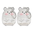 thumbnail image 1 of Pet Fur Keepsake Keychains Transparent Pet Hair Storage Charms, Portable Hamster Fur Collection Kit for Dog Cat Hamster Hair Memorial Keepsake Keyring, 1 of 8