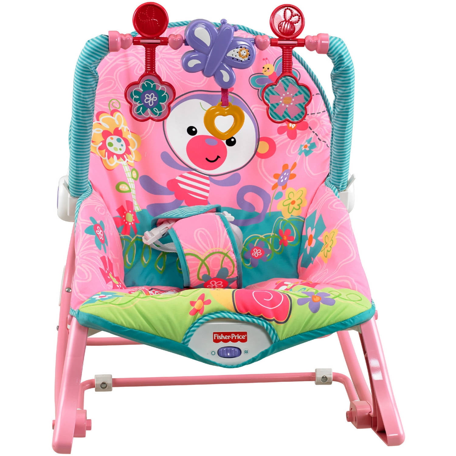 fisher price infant to toddler rocker pink