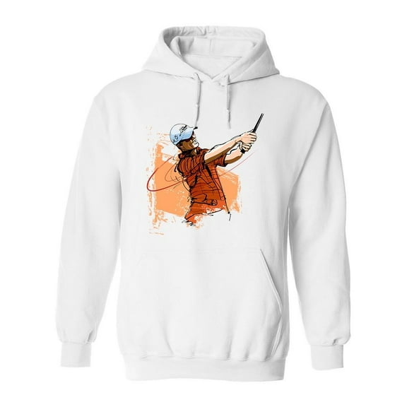 Golf Player. Hoodie Men -Image by Shutterstock, Male XX-Large