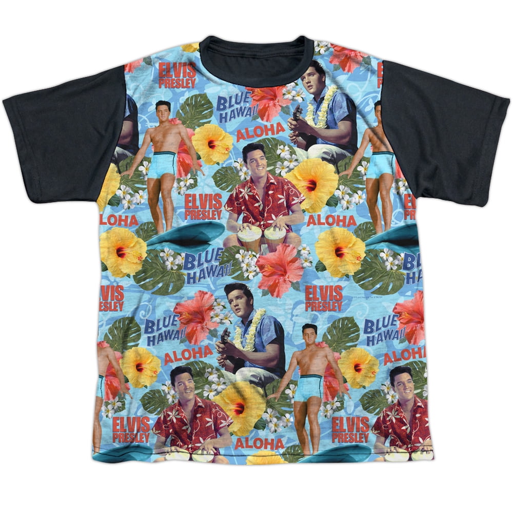 Elvis Presley Surf's Up Youth Sublimated T-Shirt White