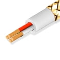 thumbnail image 3 of WASHWEPE Phone Charging Cord USB 2.0 Support Nylon Golden 1Set for Micro USB Digital Devices, 3 of 5