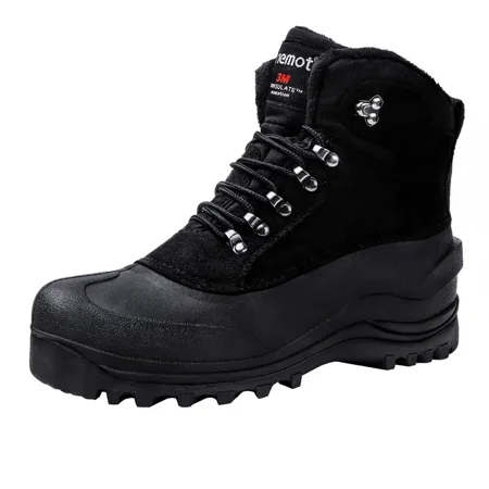 

Men‘s Warm Fluffy Lining Waterproof Shoes Wear-resistant Non-Slip Snow Boots For Winter