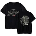 thumbnail image 2 of Mode Urbaine T-Shirt Duki pour Femmes Unisexe Décontracté Manches Courtes Cool Modo Dlablo Y2K Amusant Col Rond Harajuku Coton Tees Oversize Tops M1556-7-Gris TP, 2 of 6