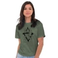 thumbnail image 3 of Triangle Dolphin Symbol Spirit Animal Men's Graphic T Shirt Tees Brisco Brands L, 3 of 6