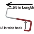 thumbnail image 5 of Reliable Do it Best Garage Hooks for Bike Racks, Wall Mounts, Ladders, Tools, and Storage Solutions (4 Hooks) ensuring long - lasting use, 5 of 5