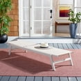 thumbnail image 3 of SAFAVIEH Fionne Outdoor Patio Sun Lounger, Silver/Beige, 3 of 14