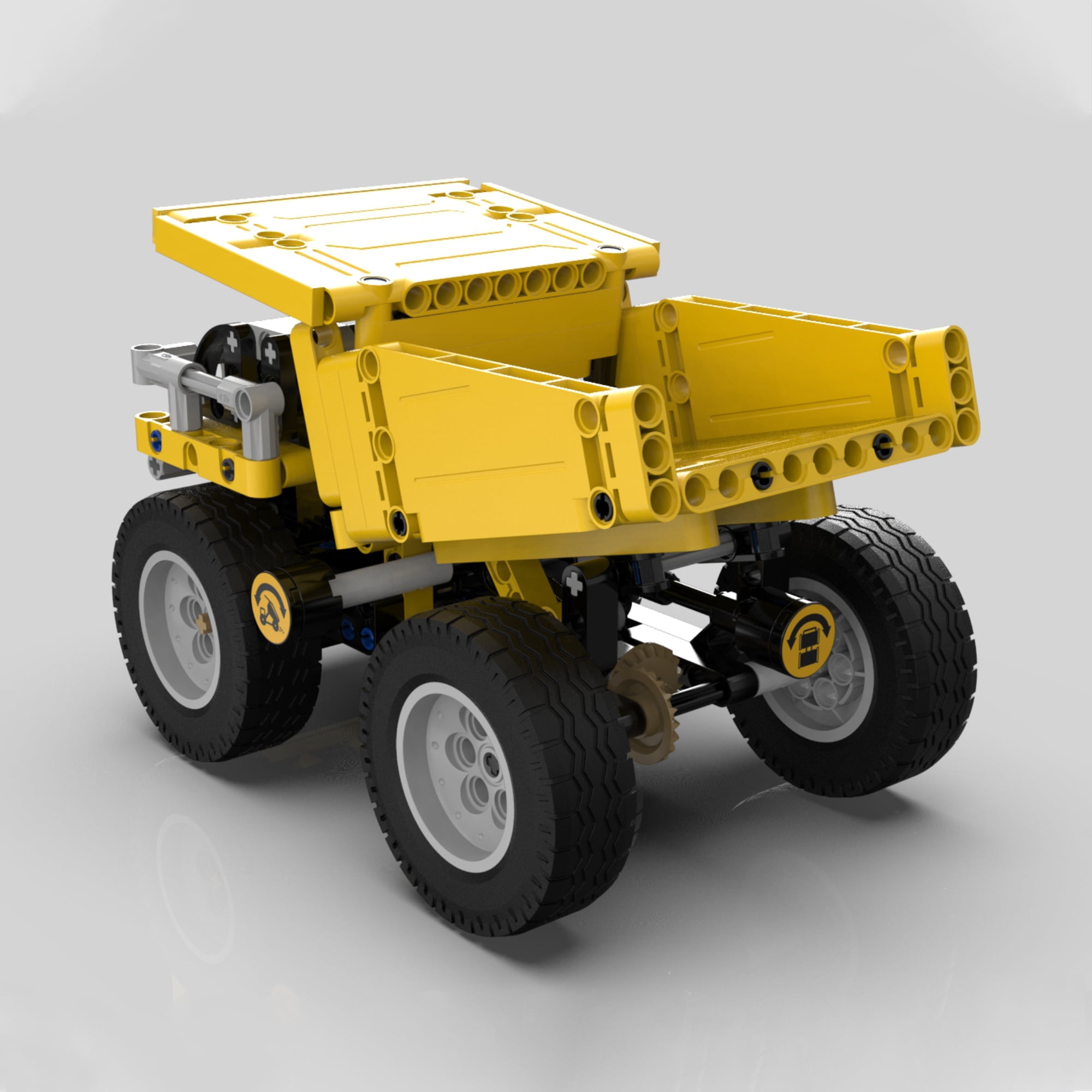 CaDA Mining Truck Building Set - 372 Pcs Construction Vehicle Toy for Kids