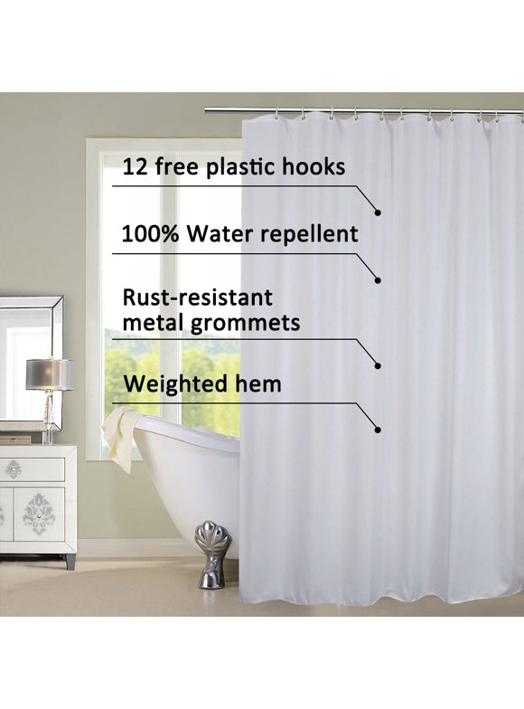 Extra Long Shower Curtains in Shower Curtains