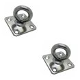 thumbnail image 4 of Yuarrent Hebilla de placa de ojo colgante de techo de barco, gancho de suspensión de acero inoxidable, piezas de mantenimiento, Hardware para coche al 6MM 2piezas Yuarrent  CBP367187, 4 of 6