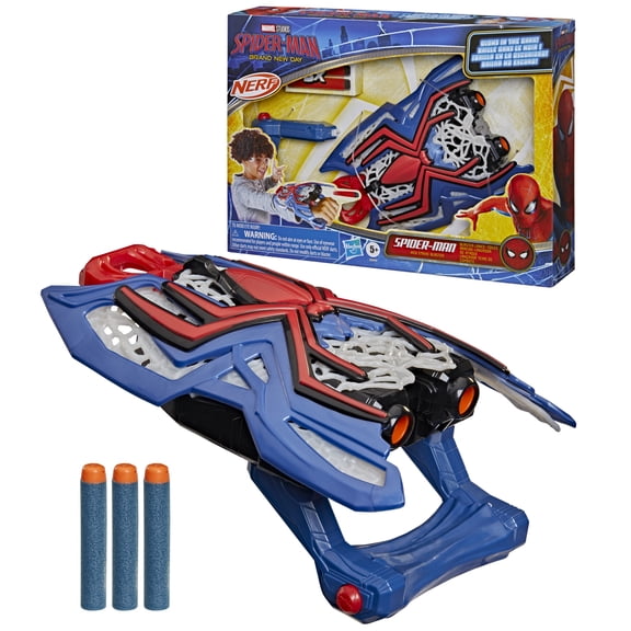 Marvel Studios Spider-Man Brand New Day Nerf Web Strike Blaster Role Play Toy