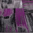 thumbnail image 4 of Allstar Rugs Allstar Exclusive Modern Abstract Brush Streak Area Rug Purple 4' 11"x6' 11" 5' x 8', 4 of 7