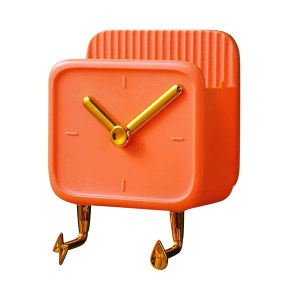 heyuf Waterproof Hooks Ornament Hooks Christmas Ornament Hangers Acrylic Wire Hook Hangers Hooks-Festive Ornaments Storage Rack Punch Alarm Clock Hook