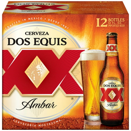 Cerveza Dos Equis Ambar Lager Mexican Beer, 12-Pack 12 Oz.