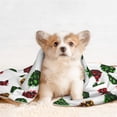 thumbnail image 2 of JUNZAN Waterproof Pet Blanket Dog Blankets, Colorful Autumn Pinecones Pattern Printing Super Soft Warm,Urine Proof Washable Pet Blanket, 2 of 5