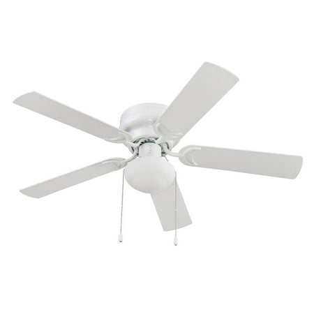 Mainstays 44 White Hugger Ceiling Fan 5 Blade W Reversible Airflow Com Mainstays 44 White Hugger Ceiling Fan, 44 Inch Ceiling Fan