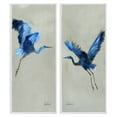 thumbnail image 5 of Stupell Industries Flying Cranes Abstract Birds Expressive Blue Animal Flight, 13 x 30, Design by Katie Swatland, 5 of 5