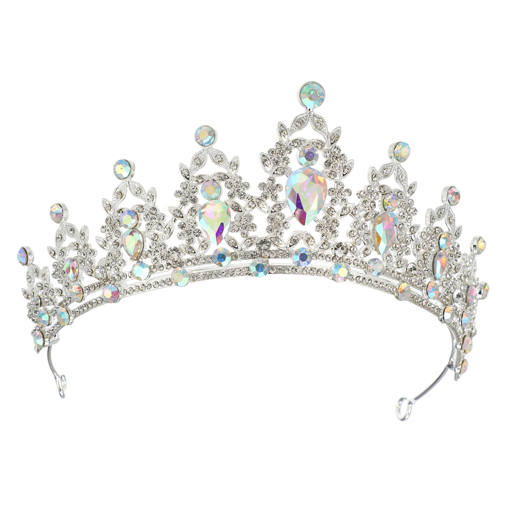 Unique Bargains Women Faux Crystal Queen Crowns Tiara  display picture 2