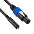 thumbnail image 7 of CIYISON Speakon Male Connector to 6.35mm 1/4" TS Female Plug Speaker Cable Wire Audio, 7 of 7
