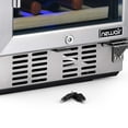 thumbnail image 3 of Newair 29 Bottle Wine Refrigerator Cooler, Built-in Dual Zone Fridge in Stainless Steel, 3 of 9