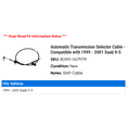 thumbnail image 2 of Automatic Transmission Selector Cable - Compatible with 1999 - 2001 Saab 9-5 2000, 2 of 2